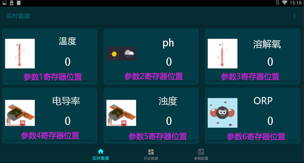水溫、電導率、PH、溶解氧、氨氮在線監測系統