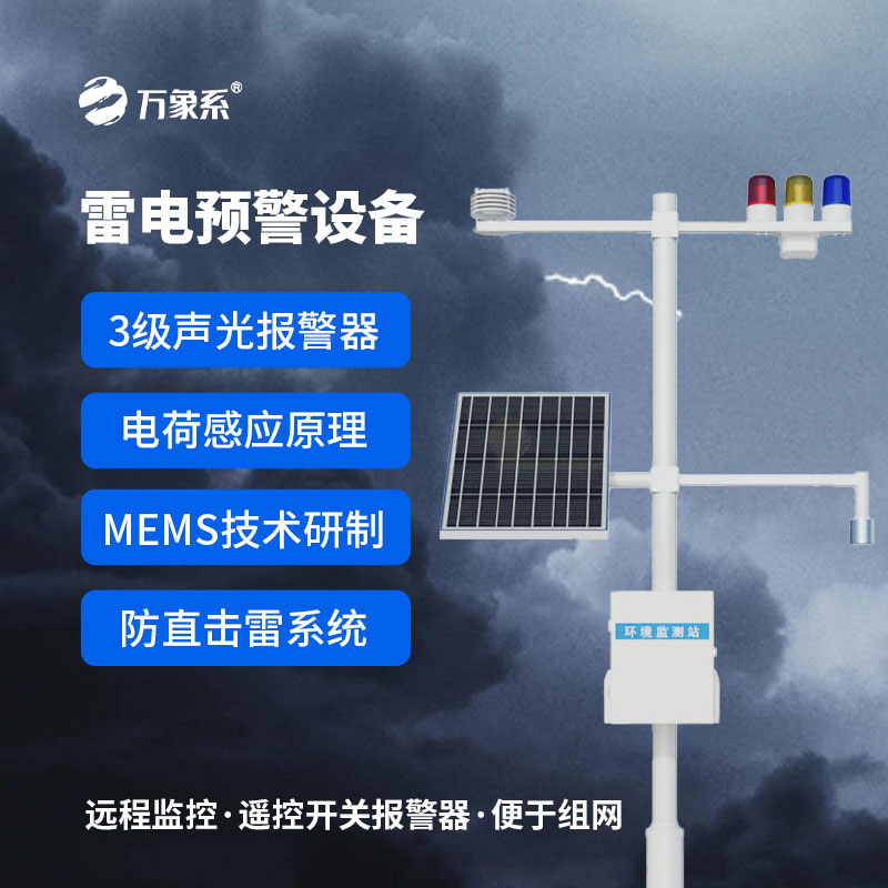 精準預警防雷電:雷電監測預警系統守護生產生活每一刻